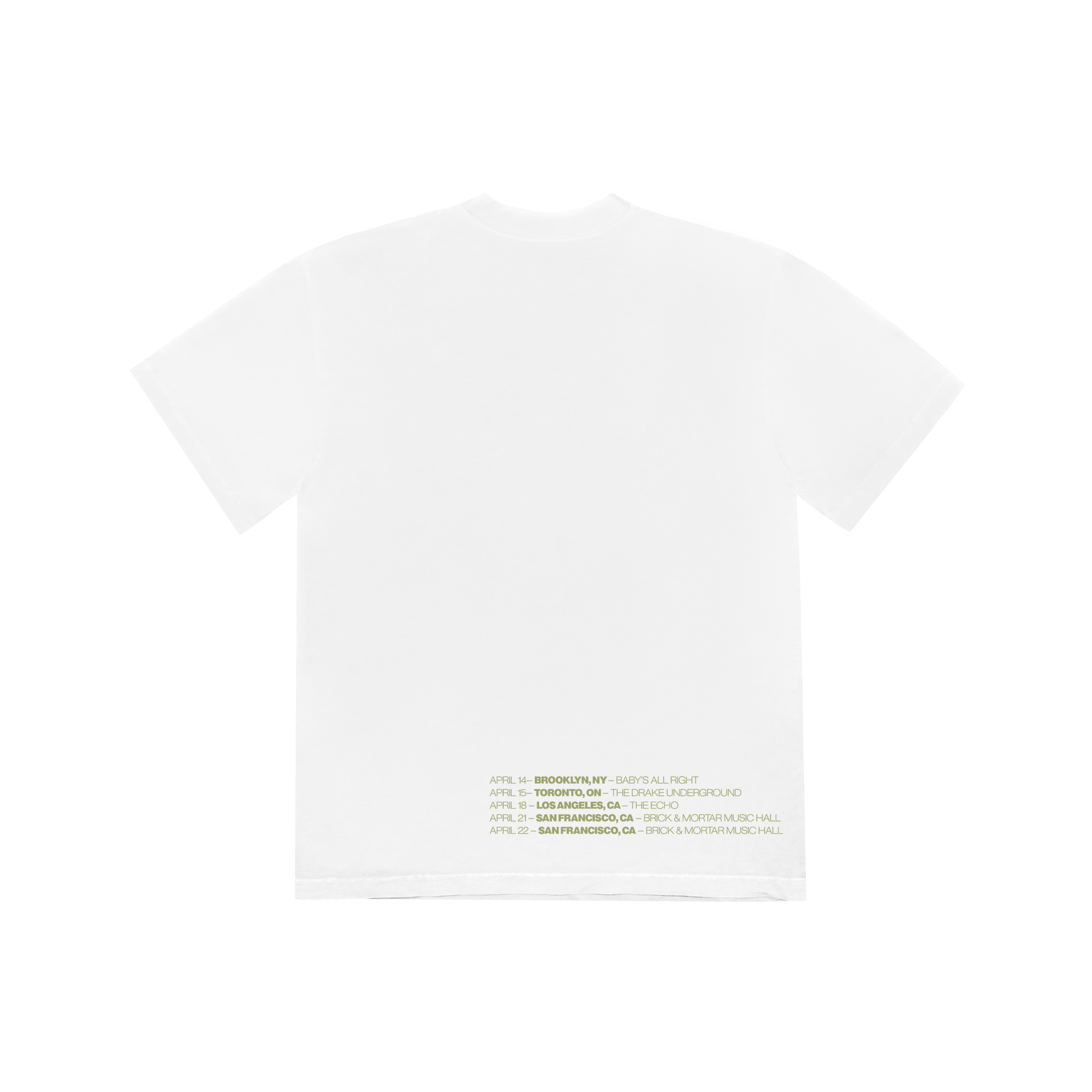 Bay's Secret Tour Tee